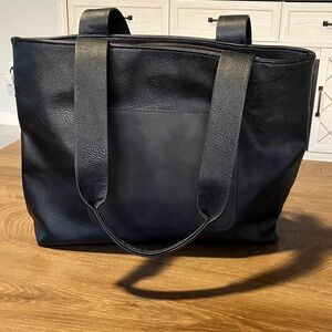Universal Thread Black Leather Tote